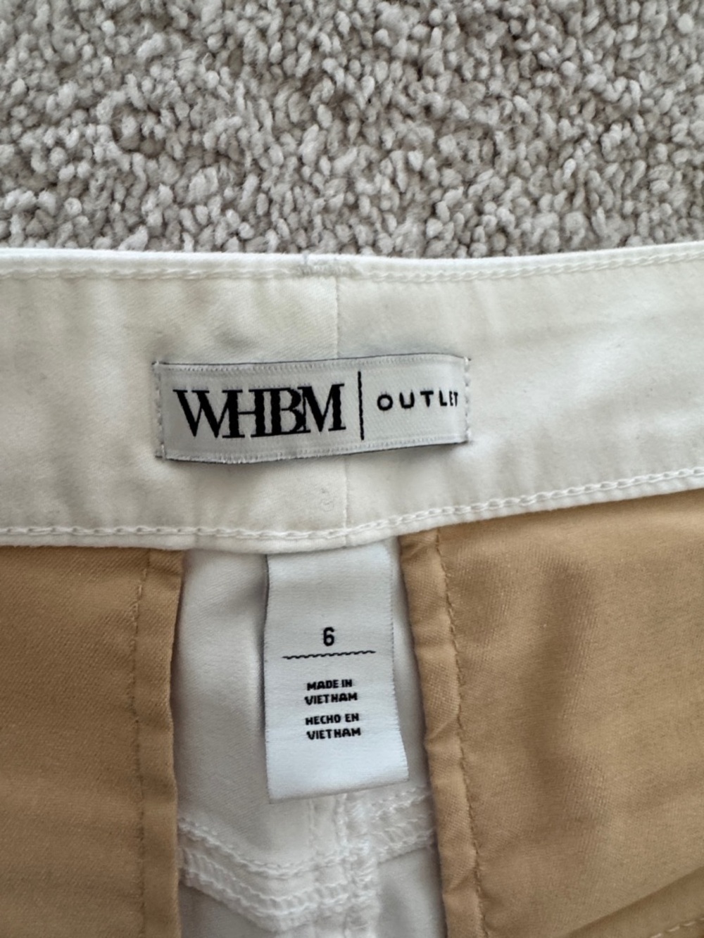 White House Black Market White Utility Pocket Cuffed Shorts - Picture 3 of 6